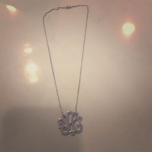 Jennifer Zeuner small initial “A” necklace